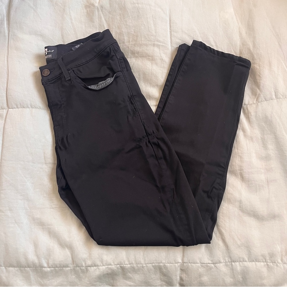 7 For All Mankind Slim Black Jeans (men)